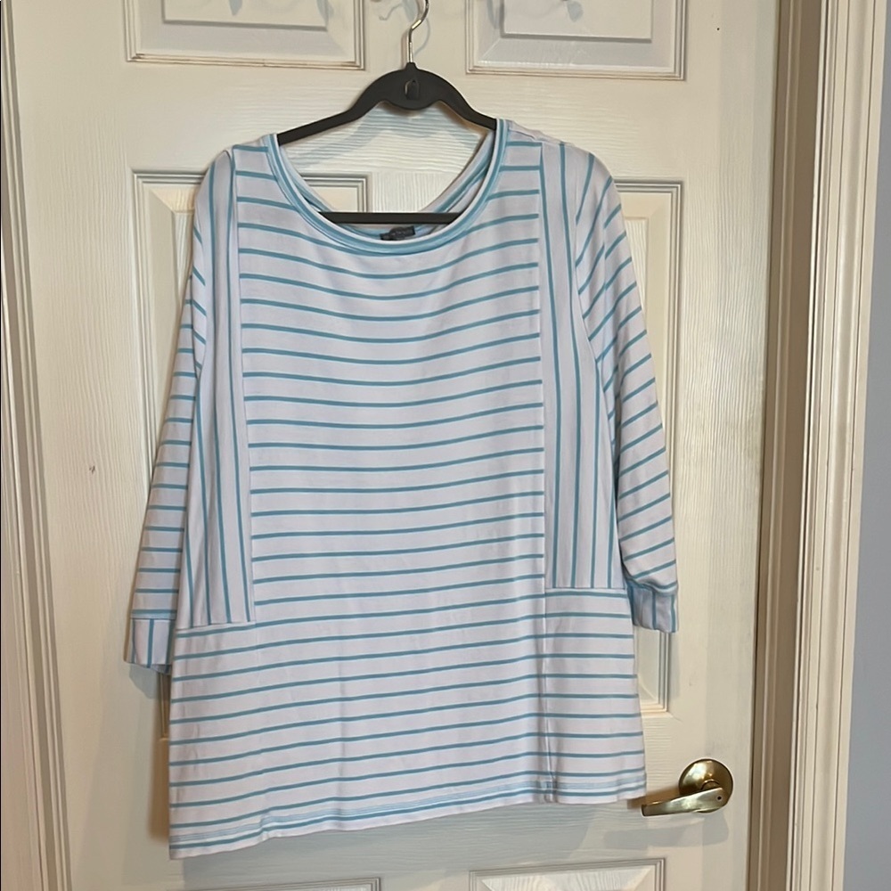 # Talbots 3X knit sweatshirt tunic